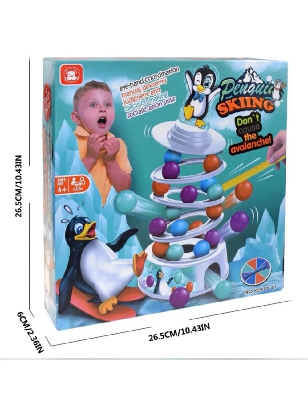 🆕-Penguin Ski Ball Parent-Child Multiplayer Interactive Game. New in Box